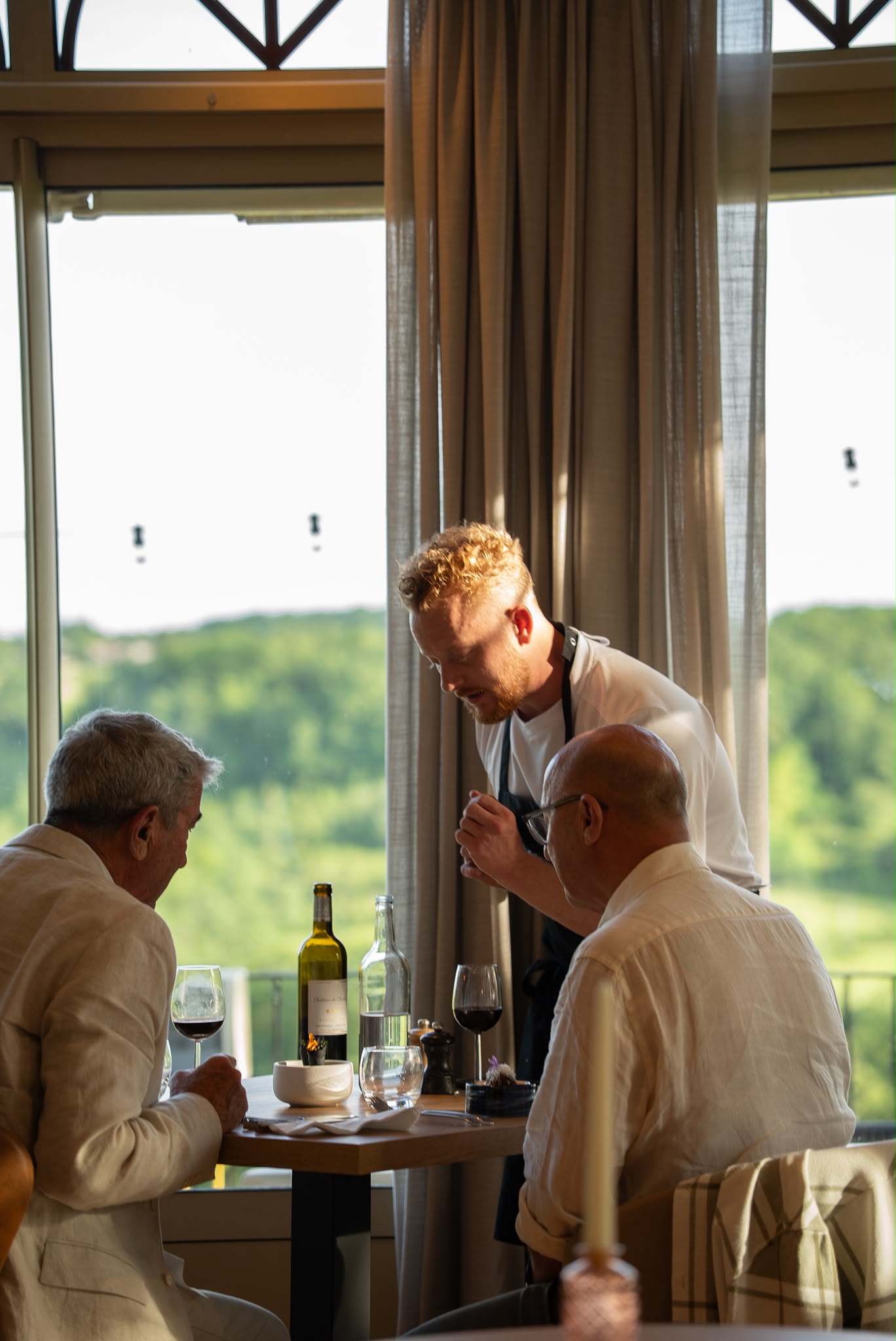 The culinary team at Château de Sanse
