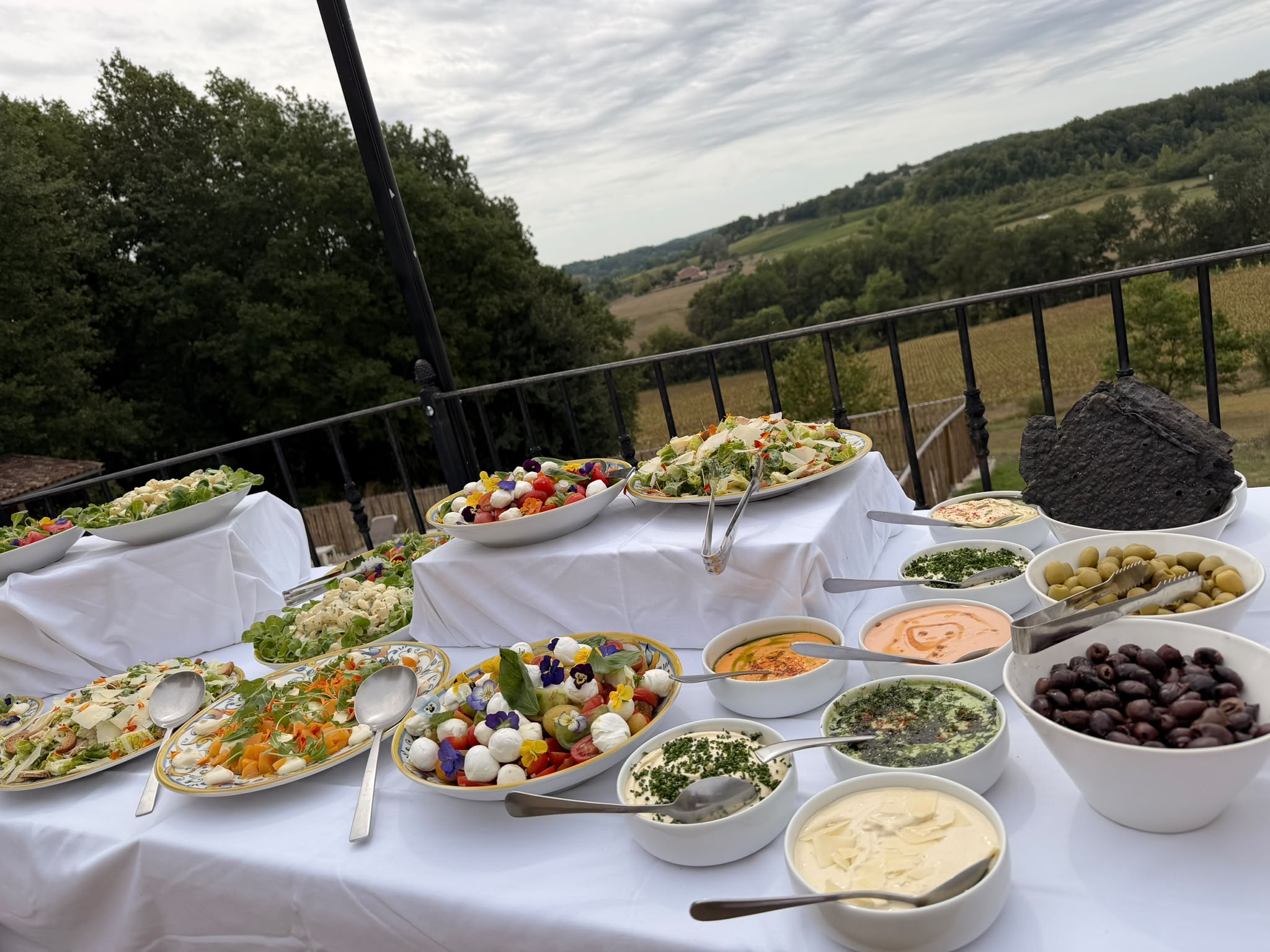 Jan and Mitchell, Food & Beverage leads at Château de Sanse