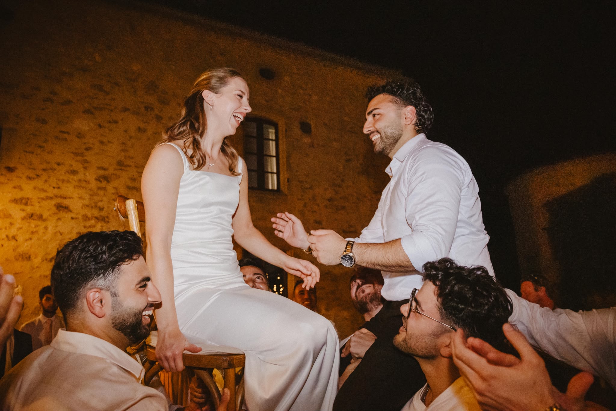 Dancing at the evening party